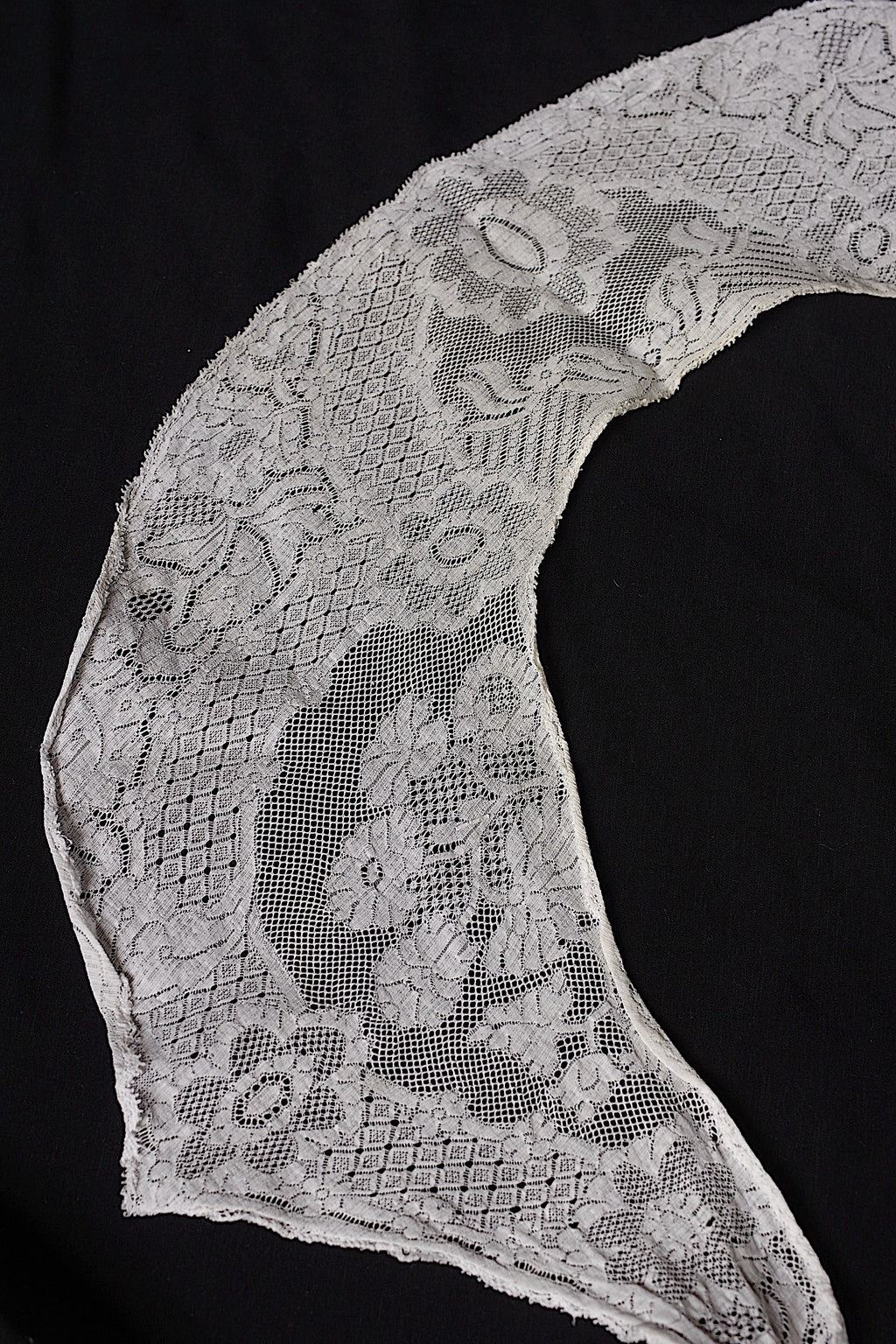 アンティークレース dentelle ancienne 襟2つ