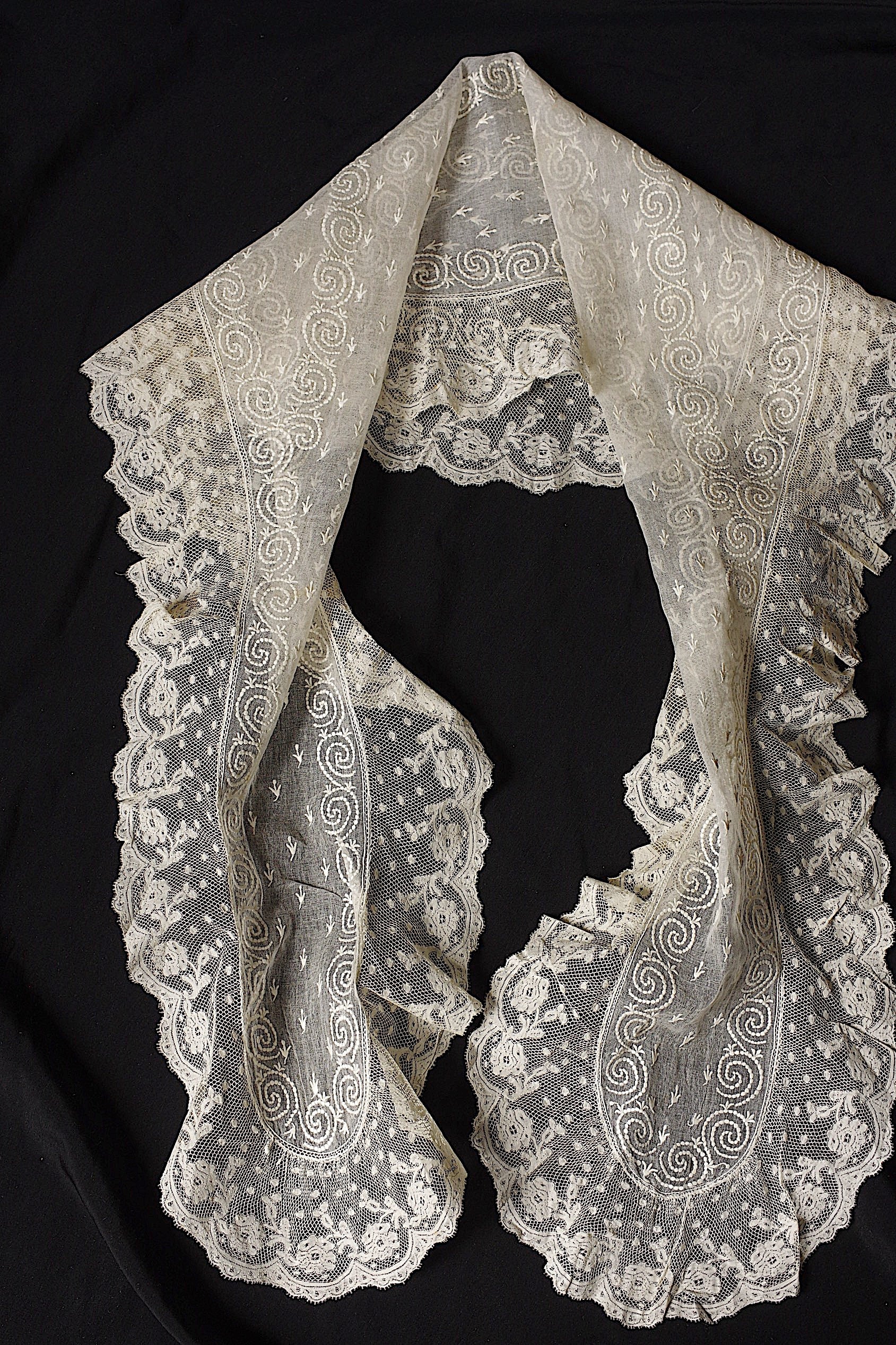 アンティークレース dentelle ancienne ショール