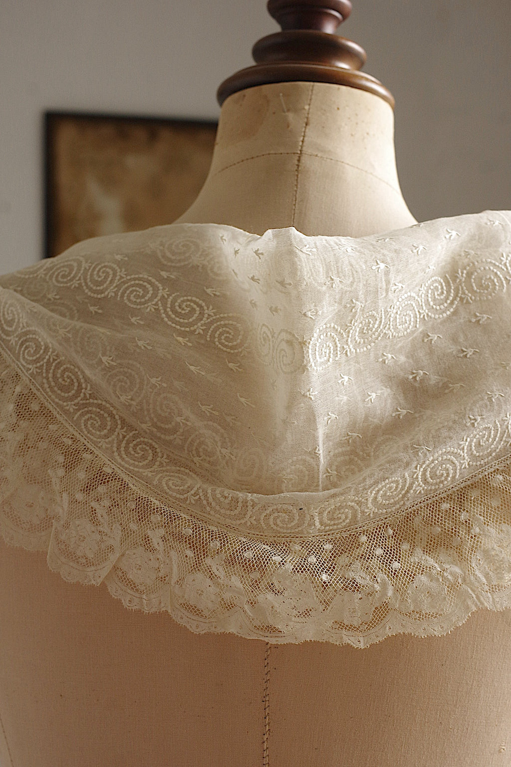 アンティークレース dentelle ancienne ショール