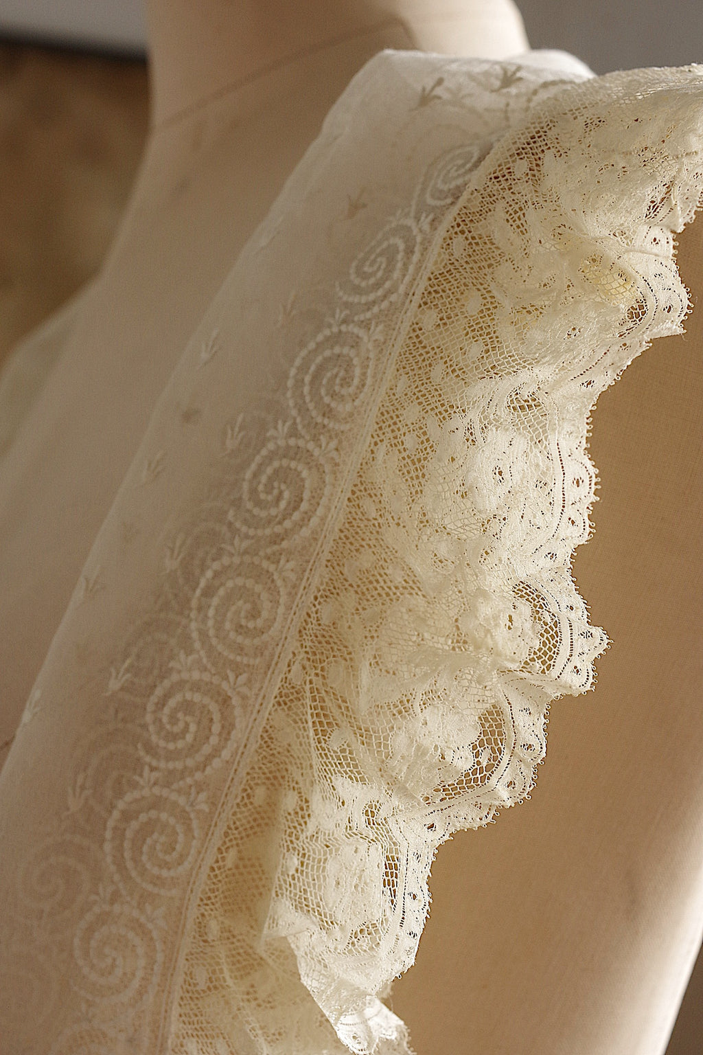 アンティークレース dentelle ancienne ショール