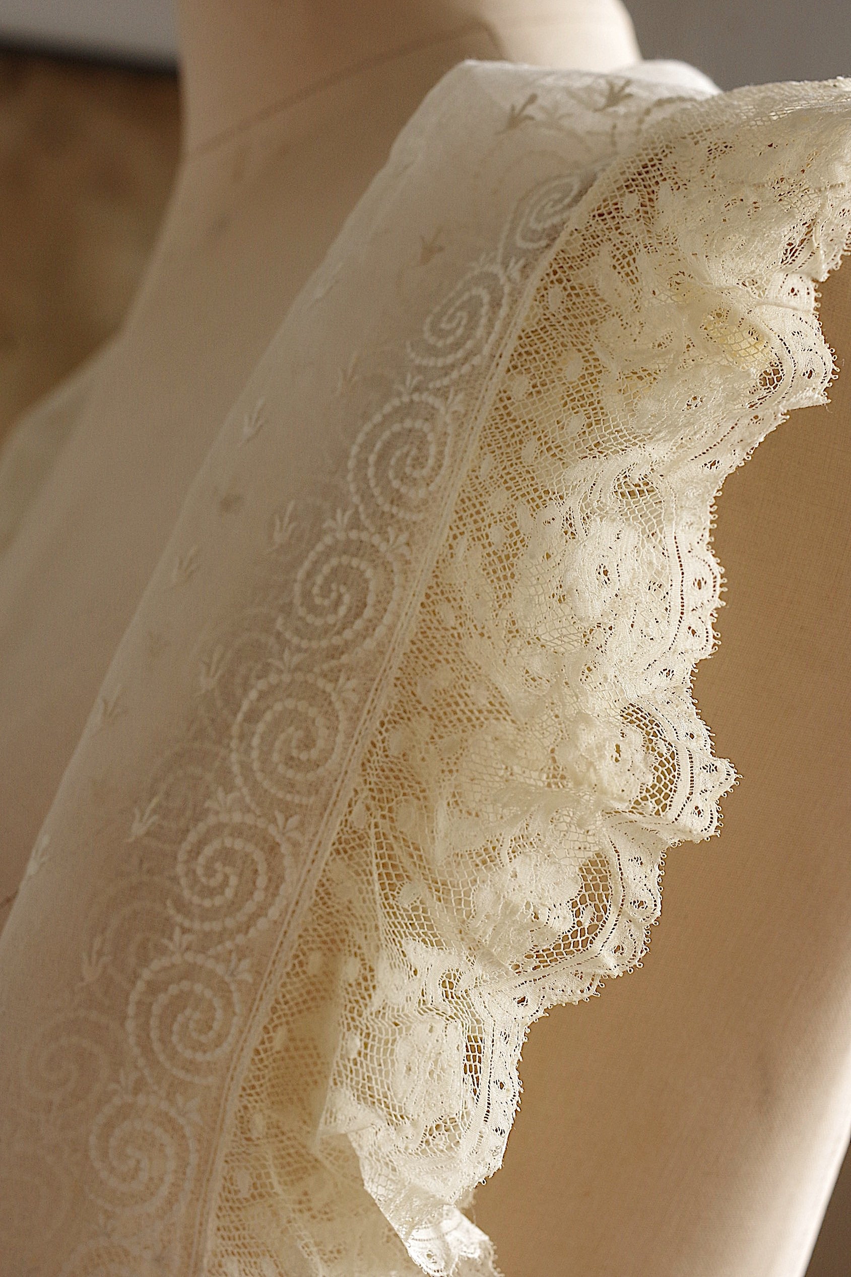 アンティークレース dentelle ancienne ショール