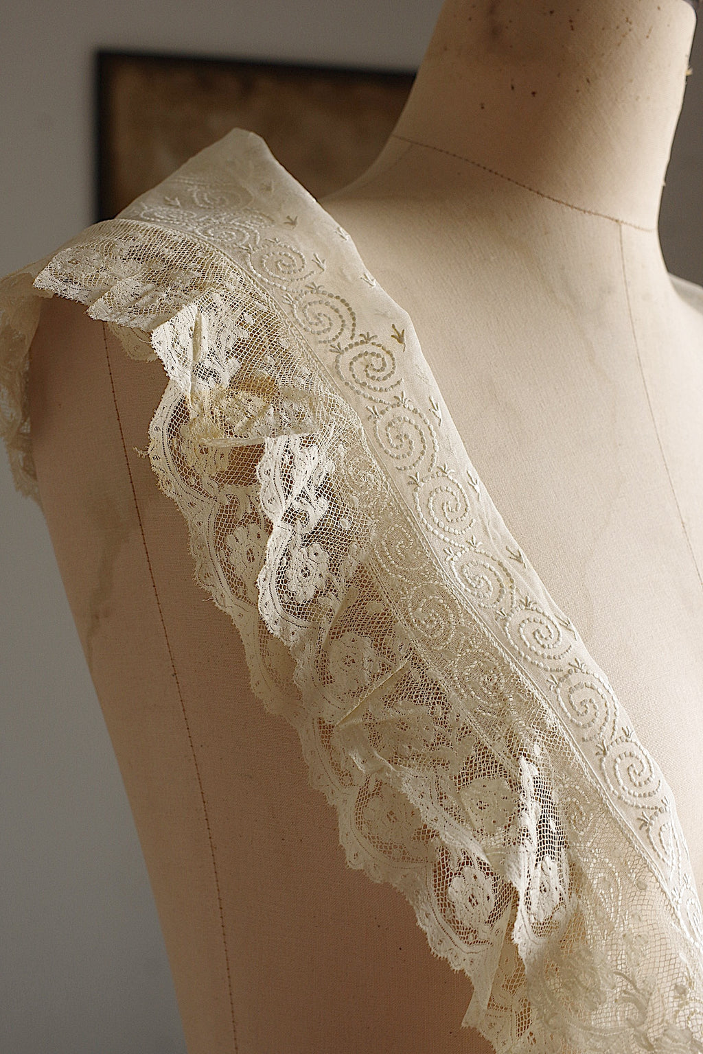 アンティークレース dentelle ancienne ショール