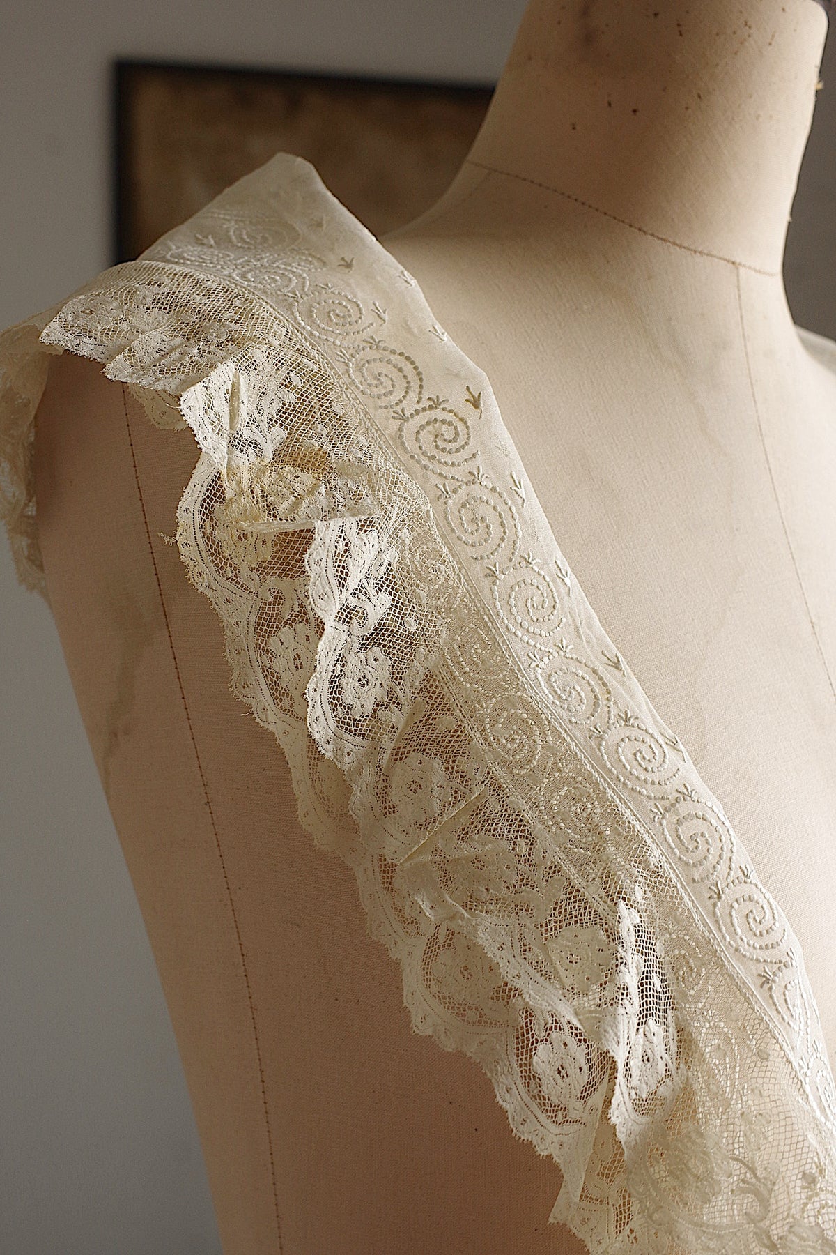 アンティークレース dentelle ancienne ショール