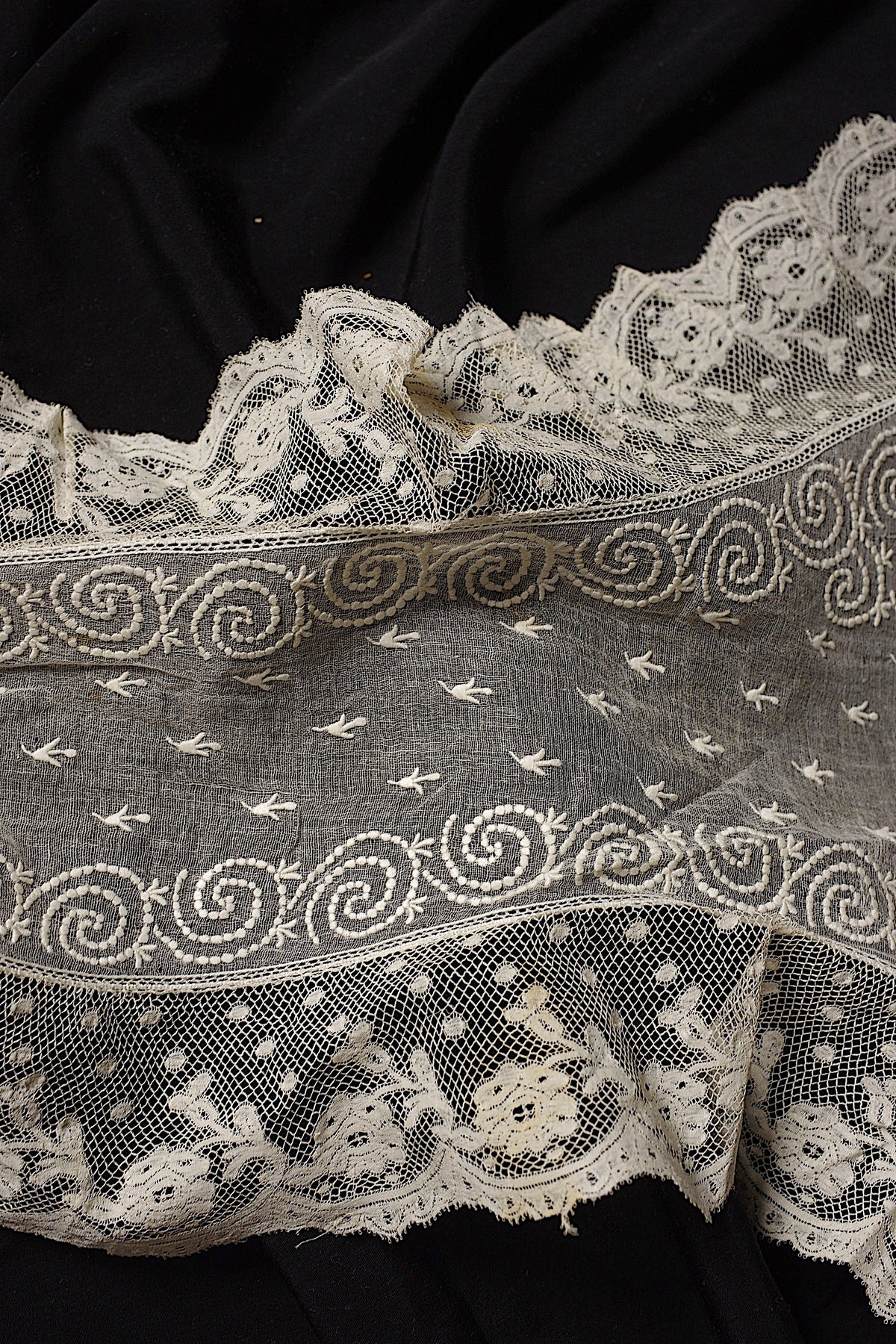 アンティークレース dentelle ancienne ショール