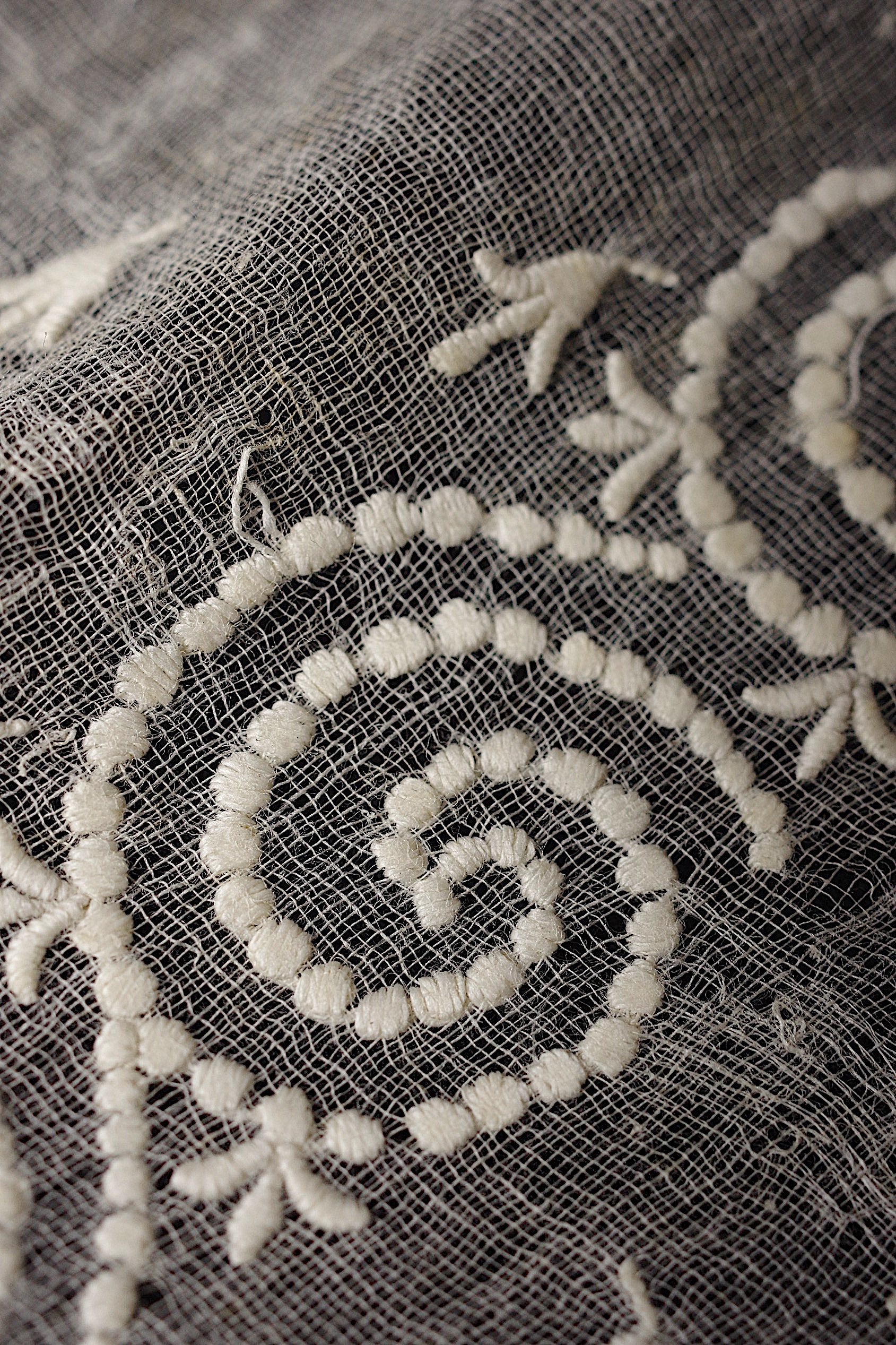 アンティークレース dentelle ancienne ショール