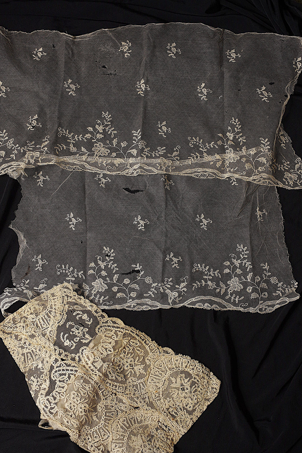 アンティークレース dentelle ancienne ハギレ　素材用