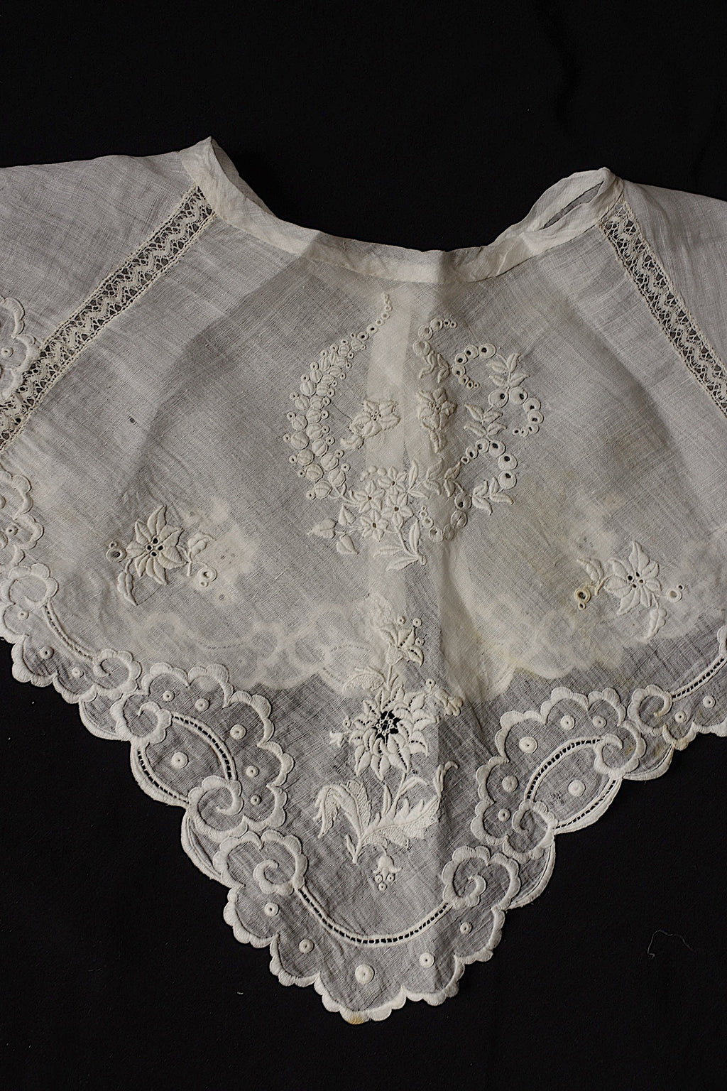 アンティークレース dentelle ancienne 刺繍襟