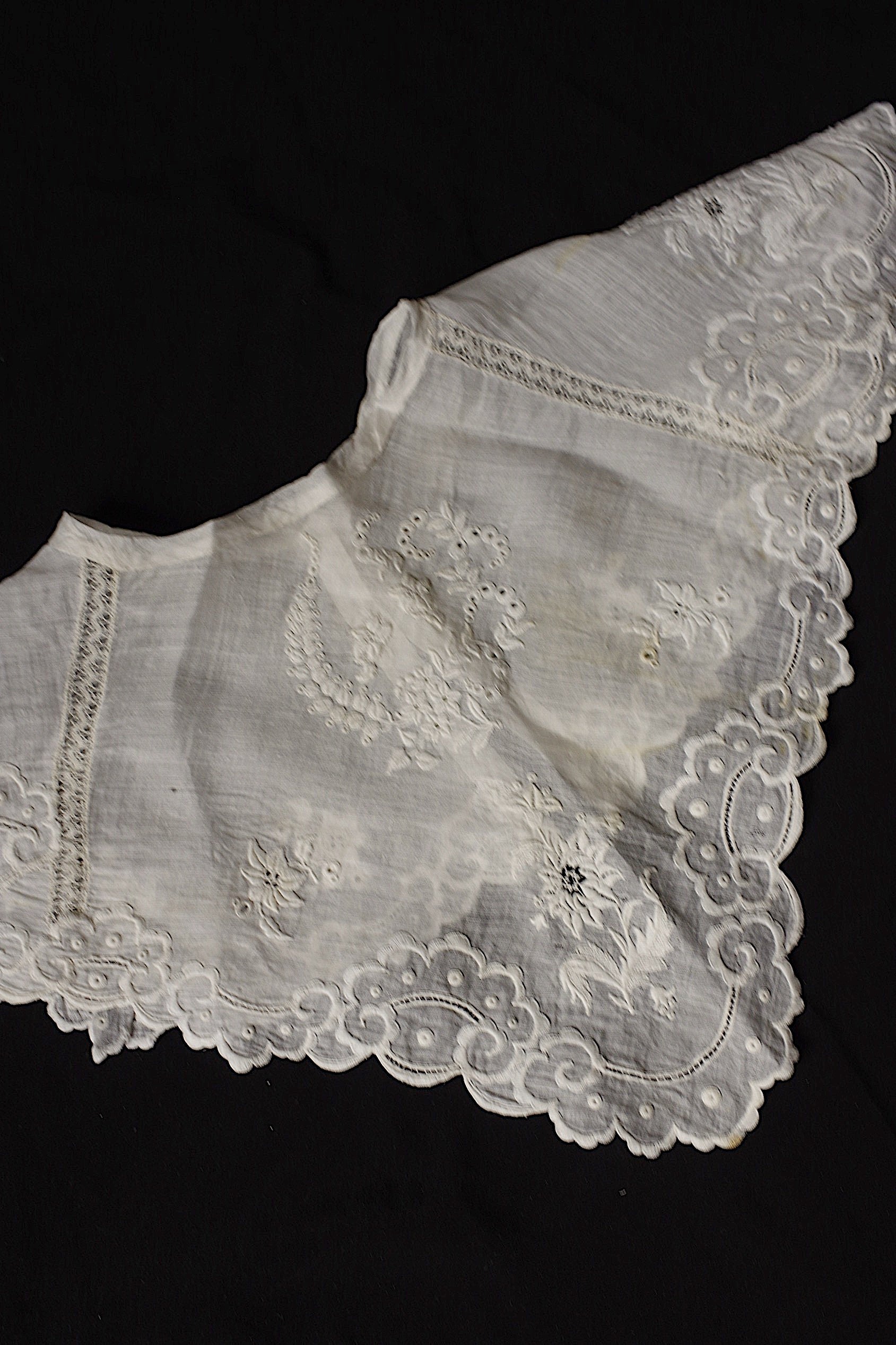 アンティークレース dentelle ancienne 刺繍襟