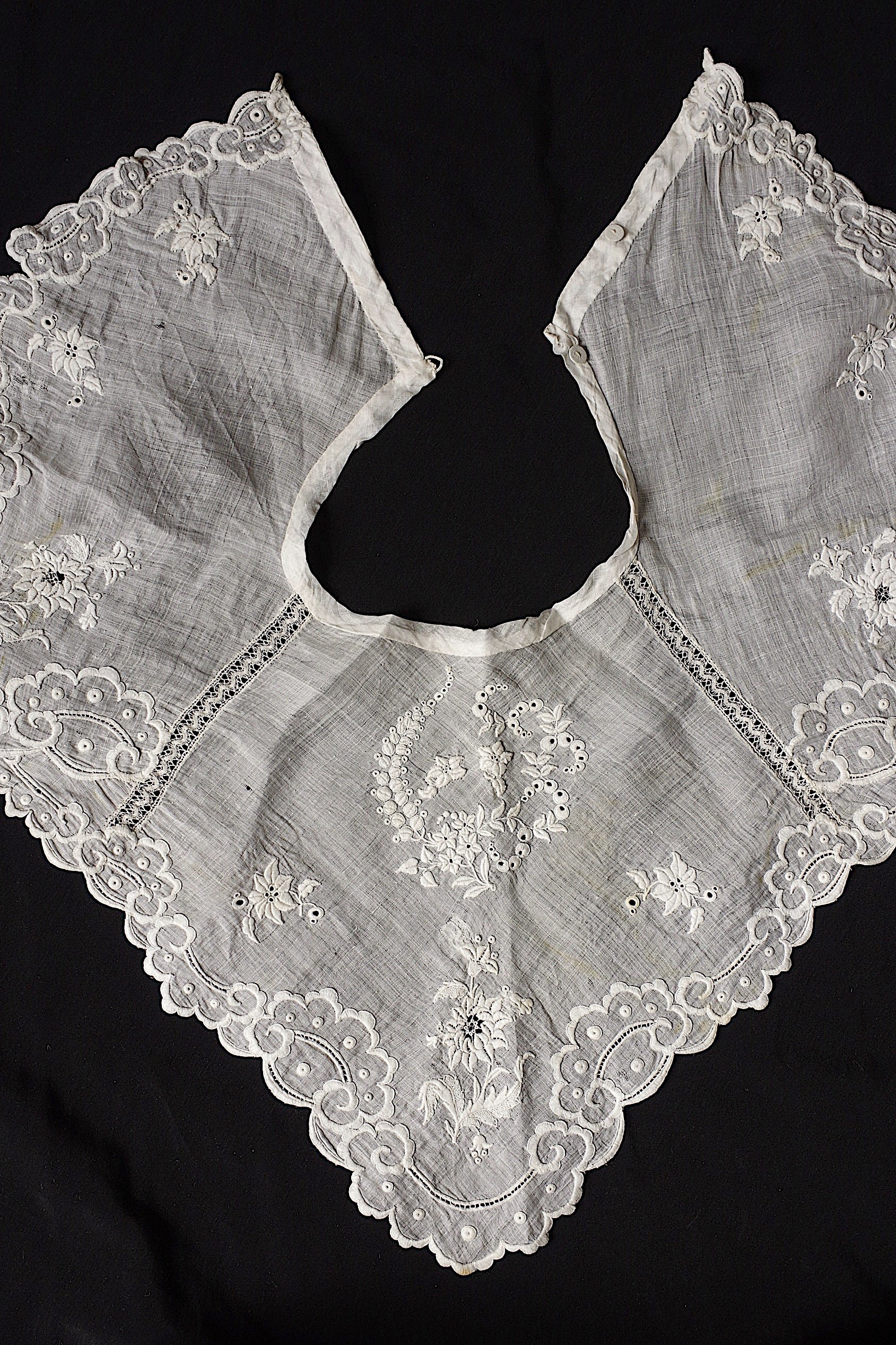 アンティークレース dentelle ancienne 刺繍襟