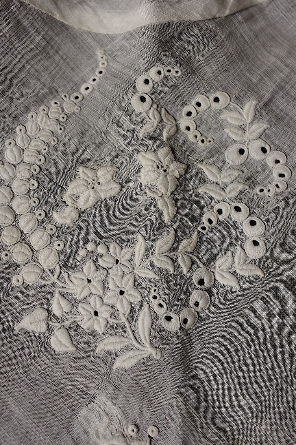 アンティークレース dentelle ancienne 刺繍襟
