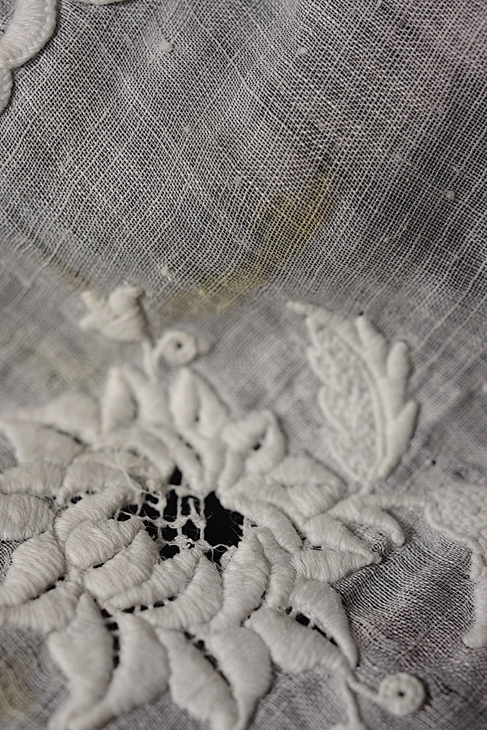 アンティークレース dentelle ancienne 刺繍襟