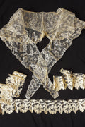 アンティークレース dentelle ancienne ブロンドレース　素材用