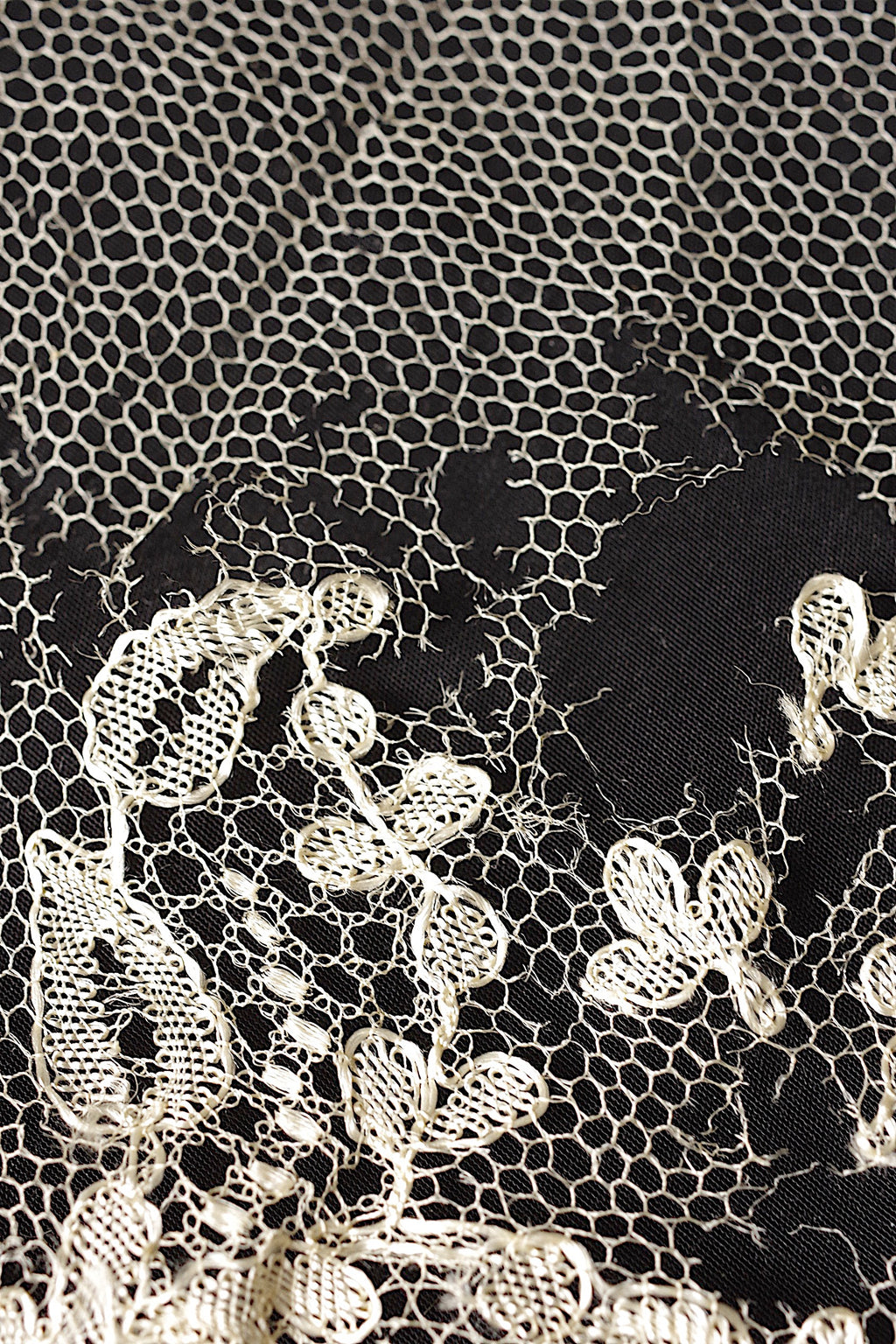 アンティークレース dentelle ancienne ブロンドレース　素材用
