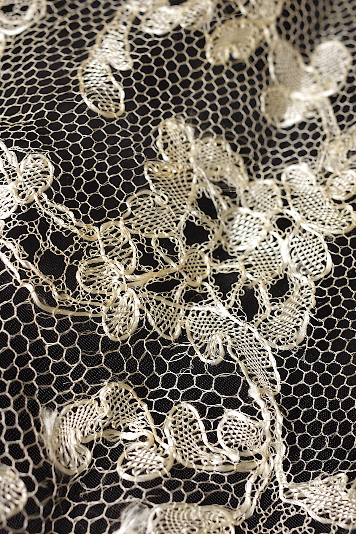 アンティークレース dentelle ancienne ブロンドレース　素材用