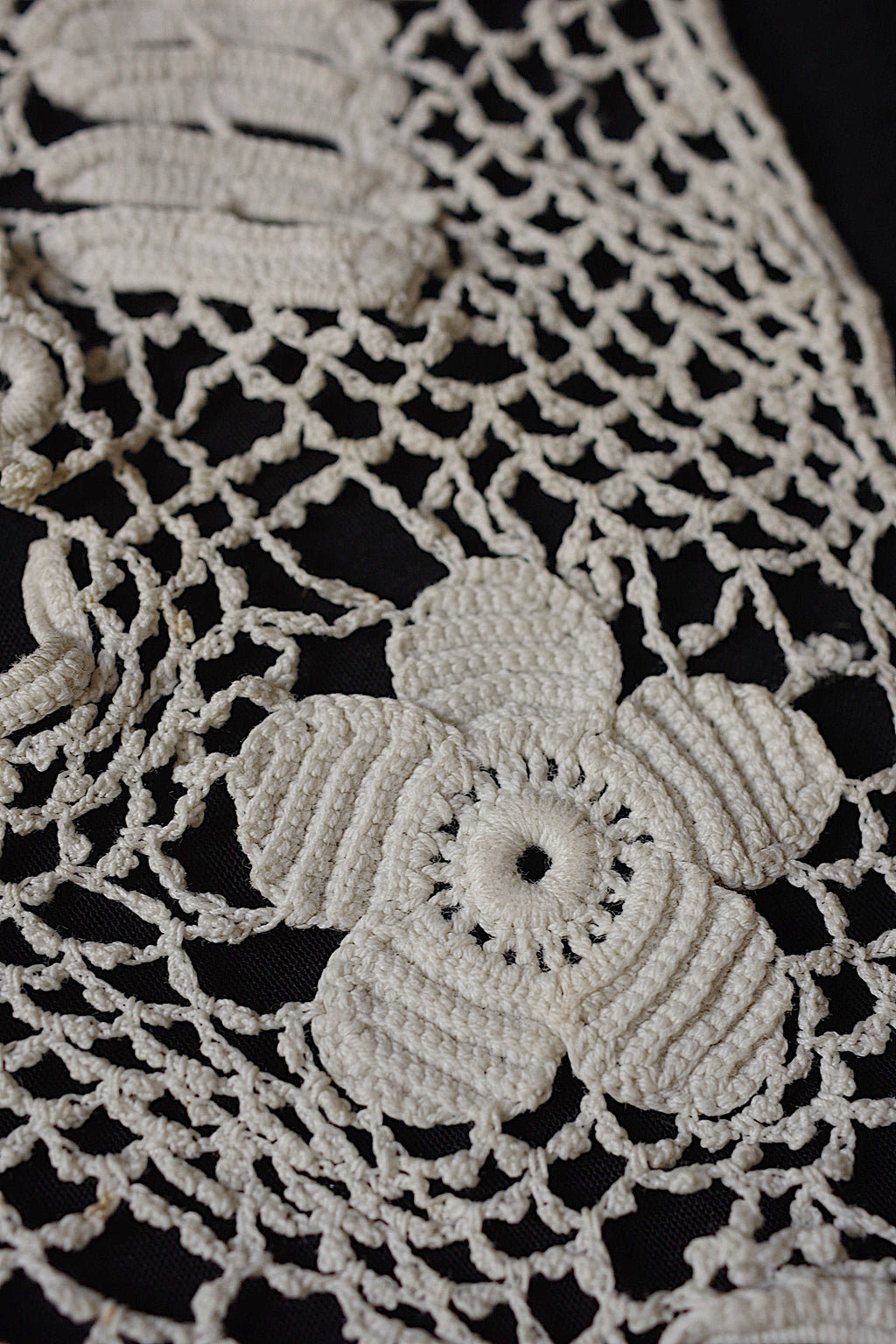 アンティークレース dentelle ancienne クロシェレース襟lot
