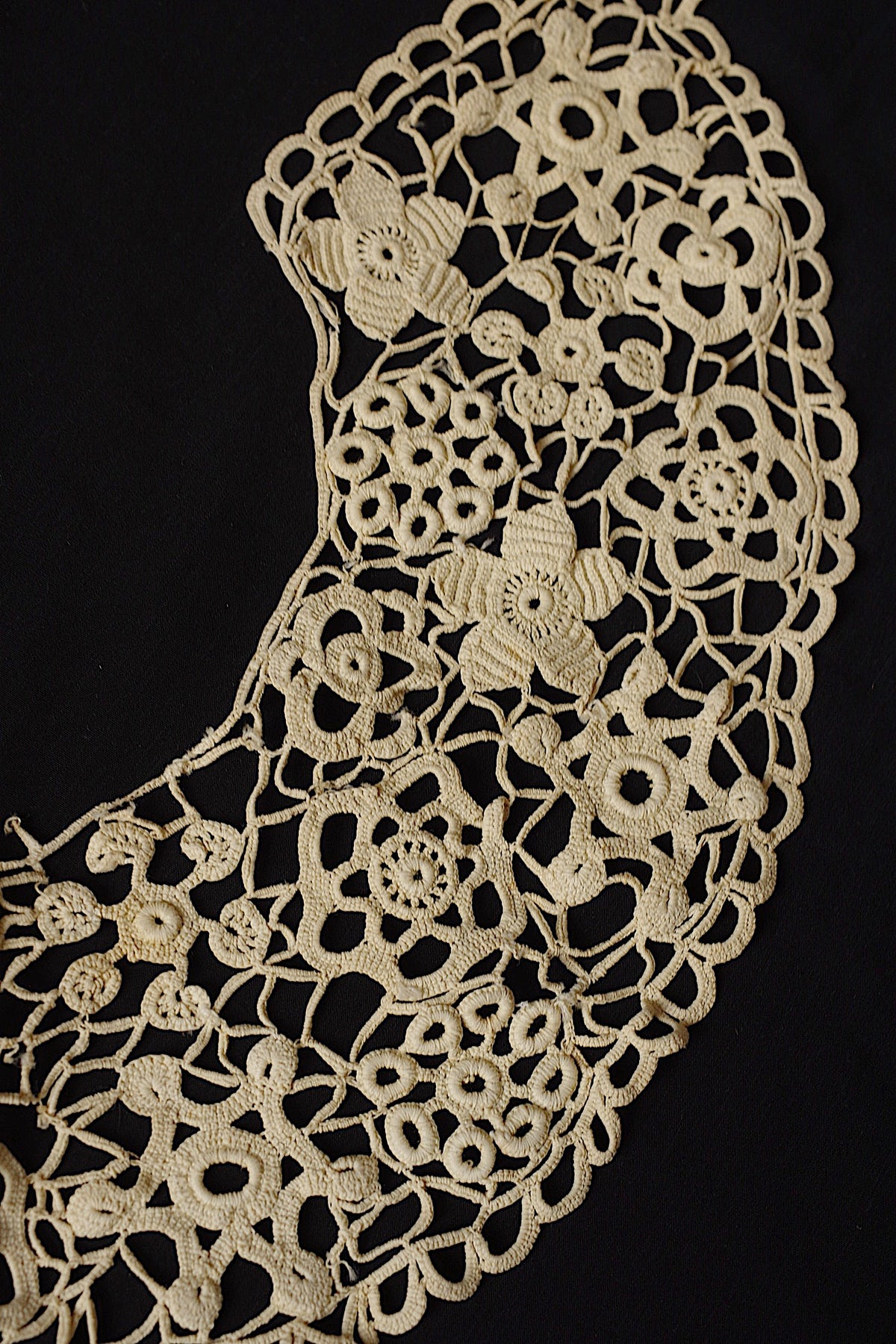 アンティークレース dentelle ancienne クロシェレース襟lot