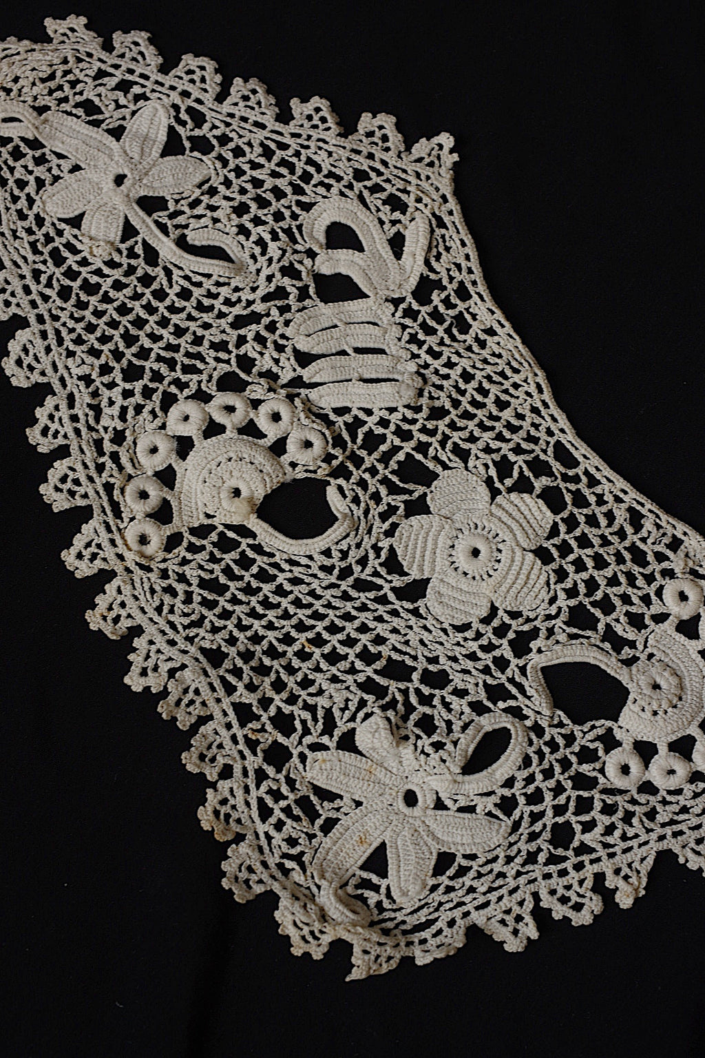 アンティークレース dentelle ancienne クロシェレース襟lot