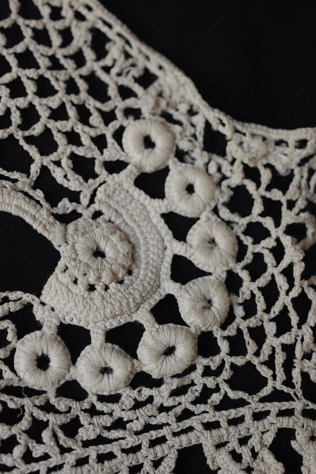 アンティークレース dentelle ancienne クロシェレース襟lot