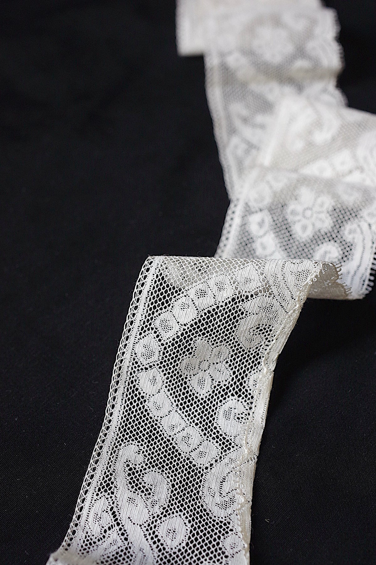 アンティークレース dentelle ancienne 220cm 109cm