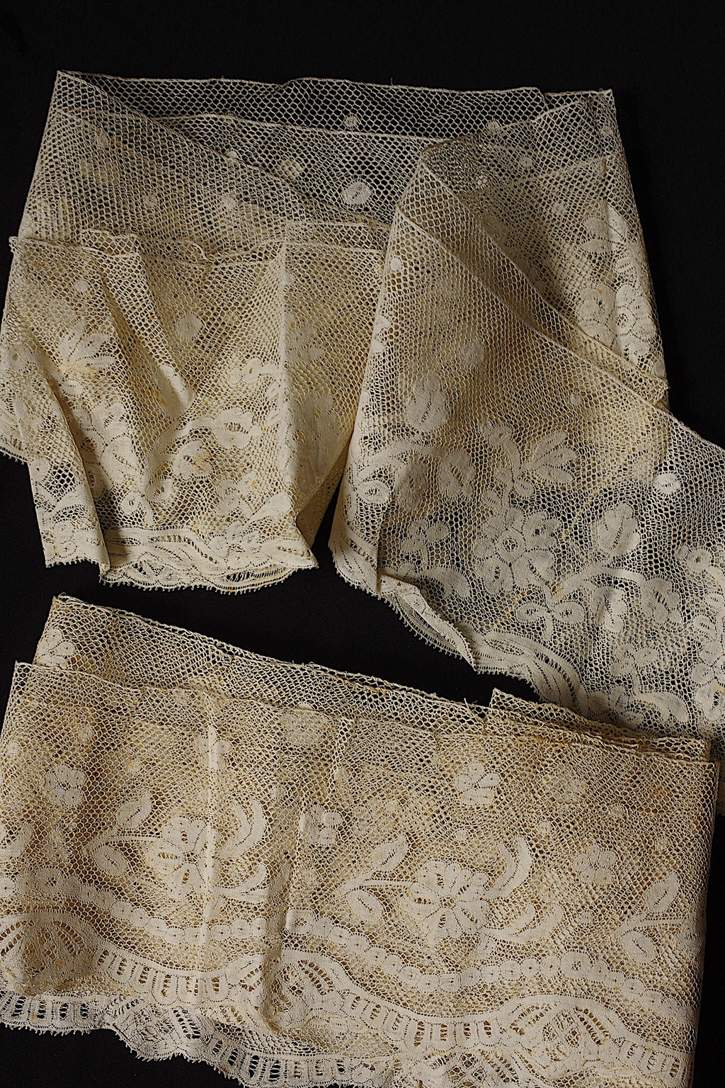 アンティークレース dentelle ancienne 192cm 312cm