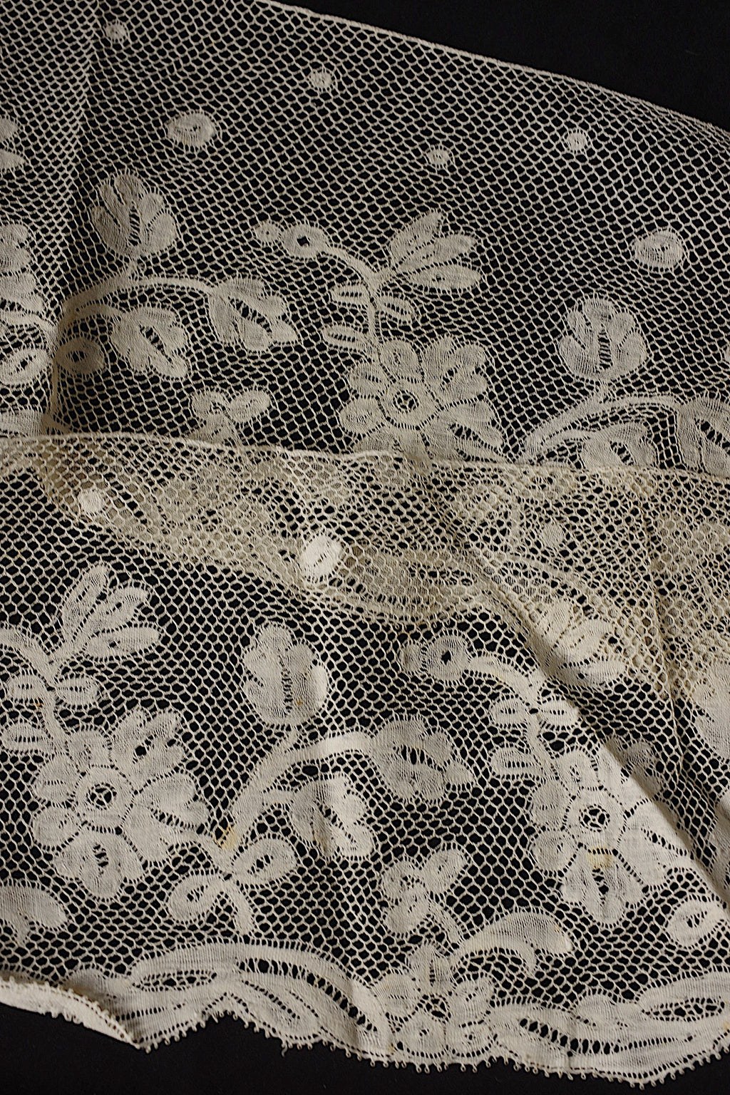 アンティークレース dentelle ancienne 192cm 312cm