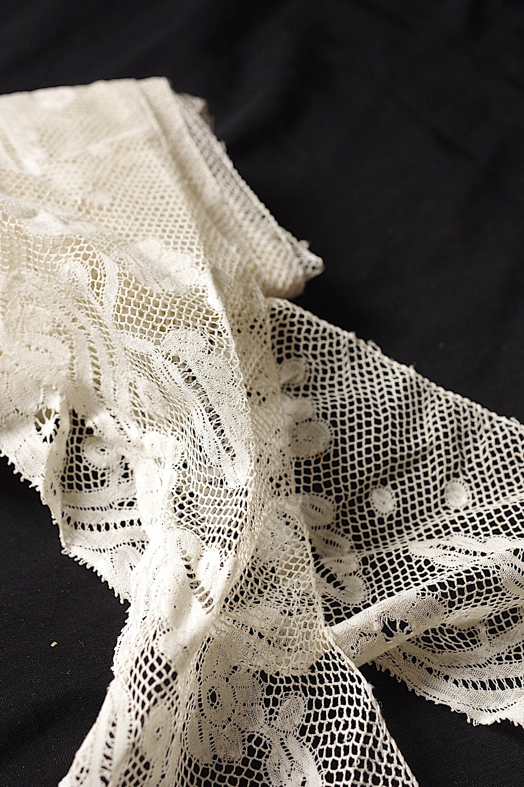 アンティークレース dentelle ancienne 340cm