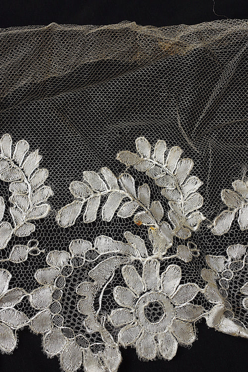 アンティークレース dentelle ancienne ブロンドレース　素材用