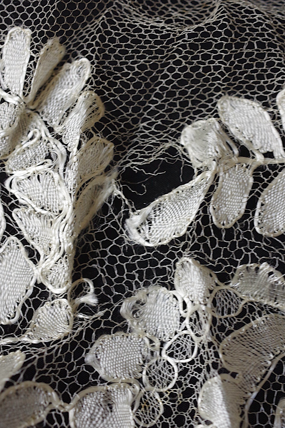 アンティークレース dentelle ancienne ブロンドレース　素材用