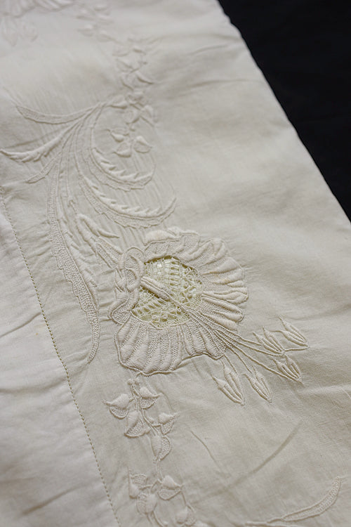 アンティークレース dentelle ancienne 刺繍　ポシェット