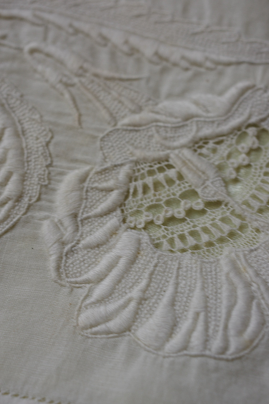 アンティークレース dentelle ancienne 刺繍　ポシェット