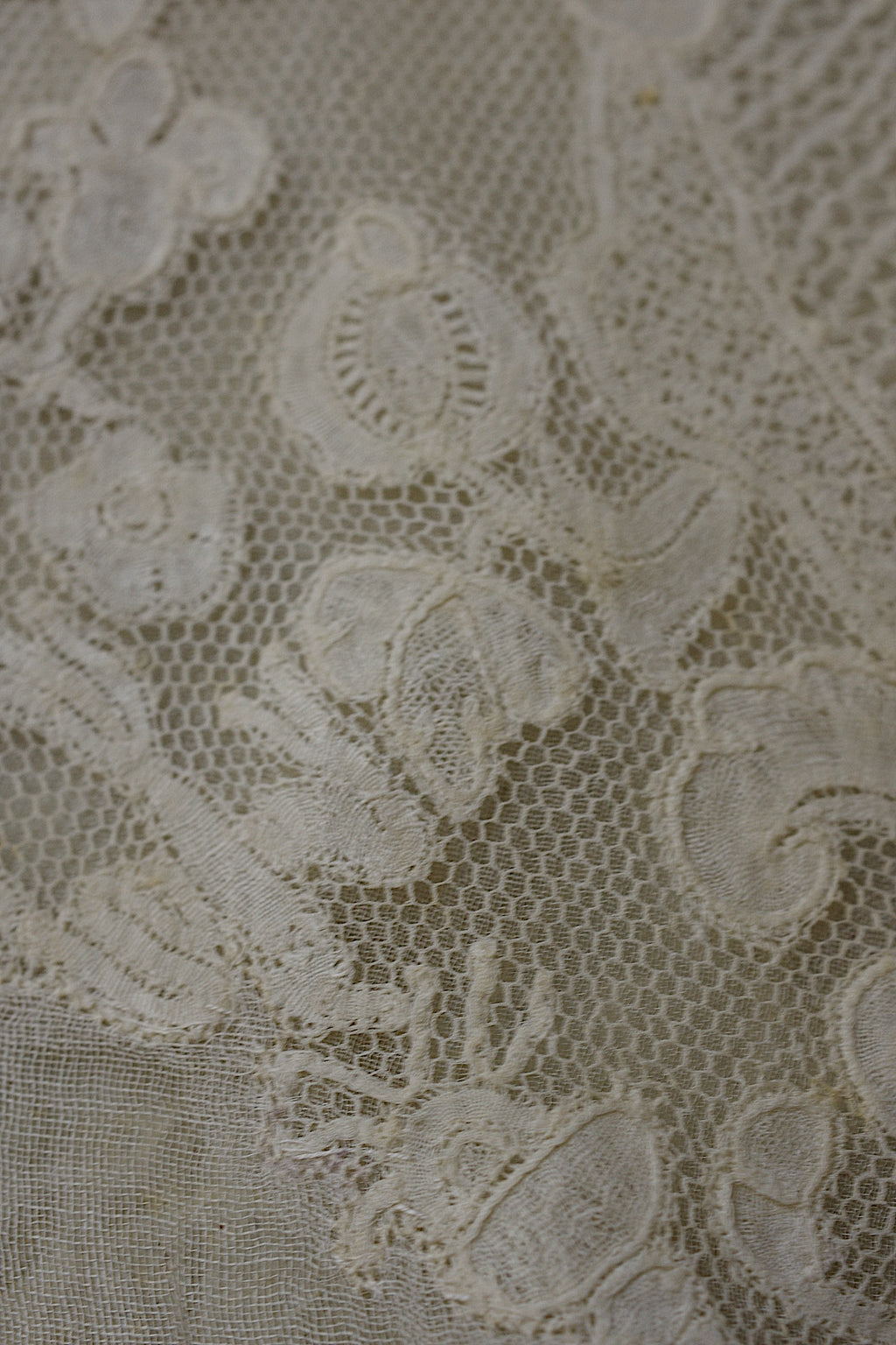 アンティークレース dentelle ancienne 刺繍　plastron