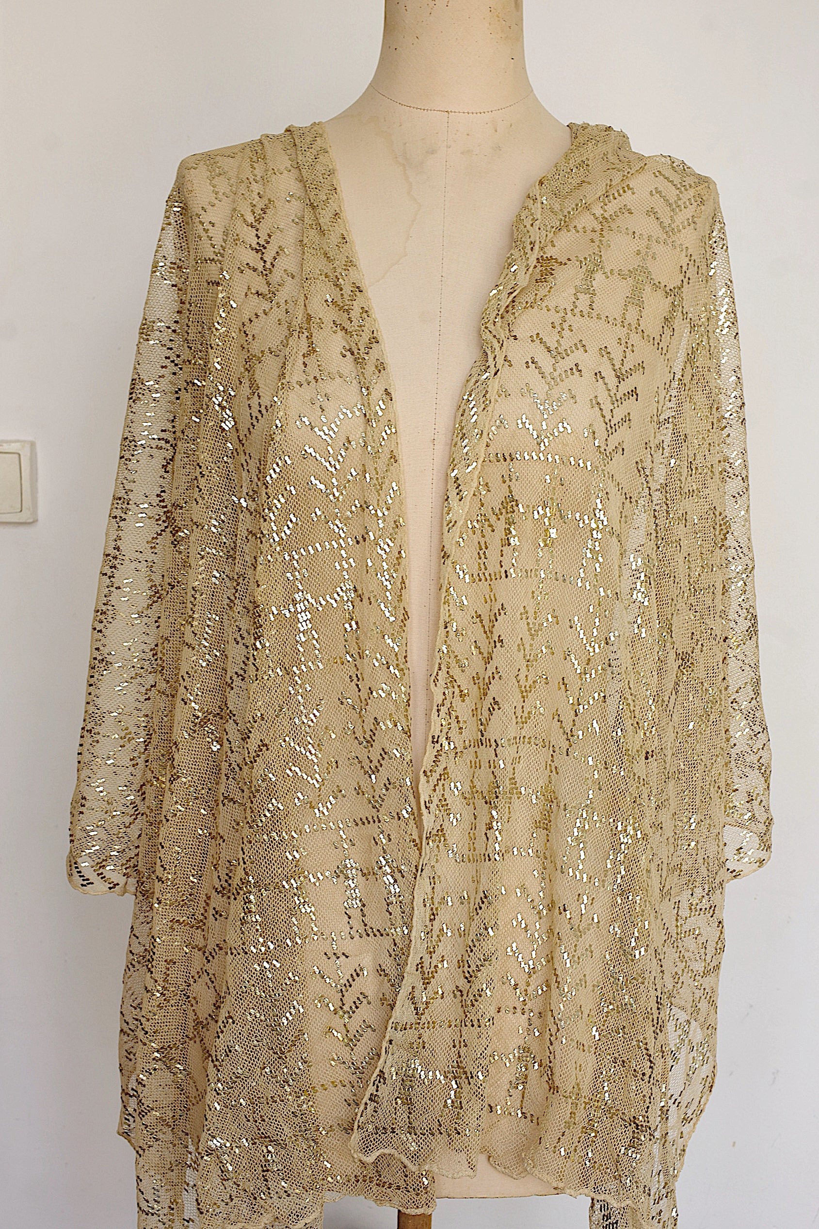 アンティークショール　vintage châle