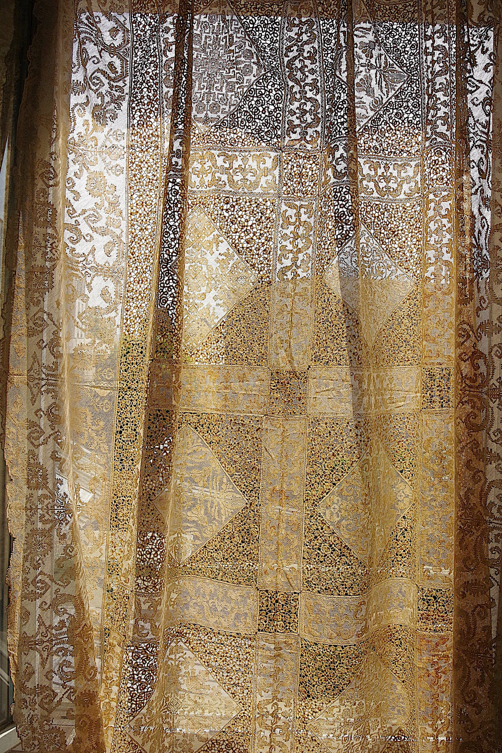 アンティークレースクロス　antique linge de maison