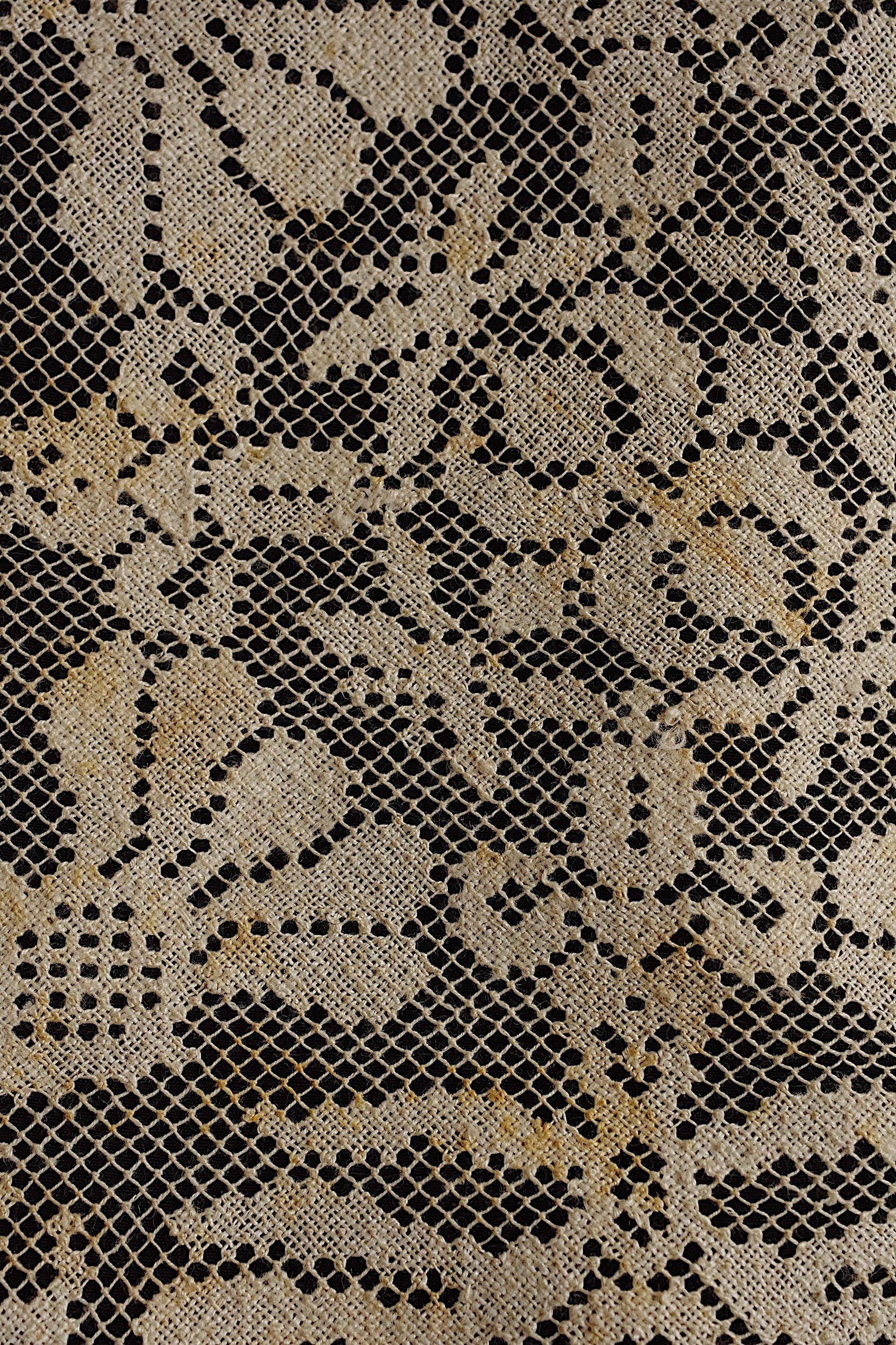 アンティークレースクロス　antique linge de maison
