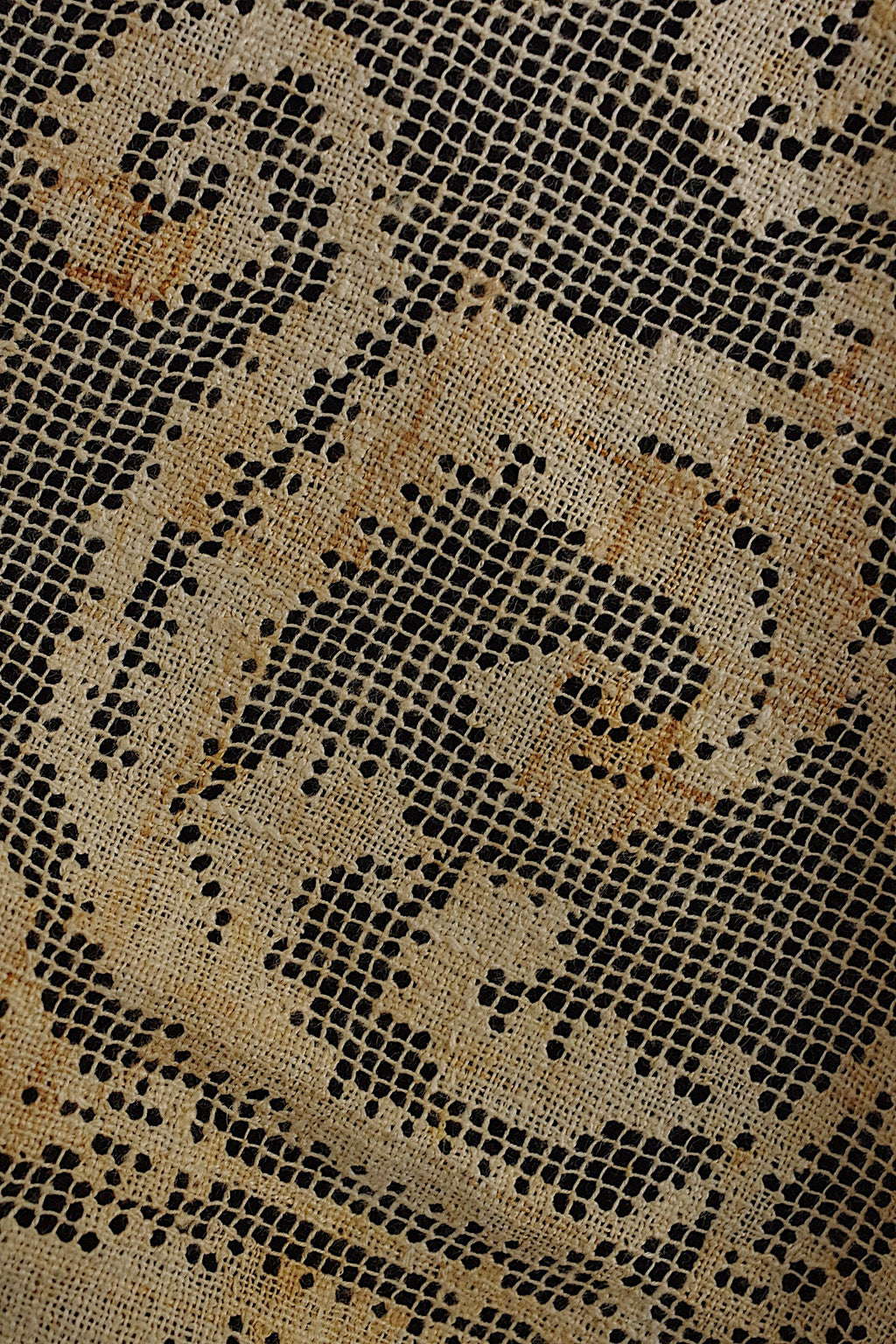 アンティークレースクロス　antique linge de maison