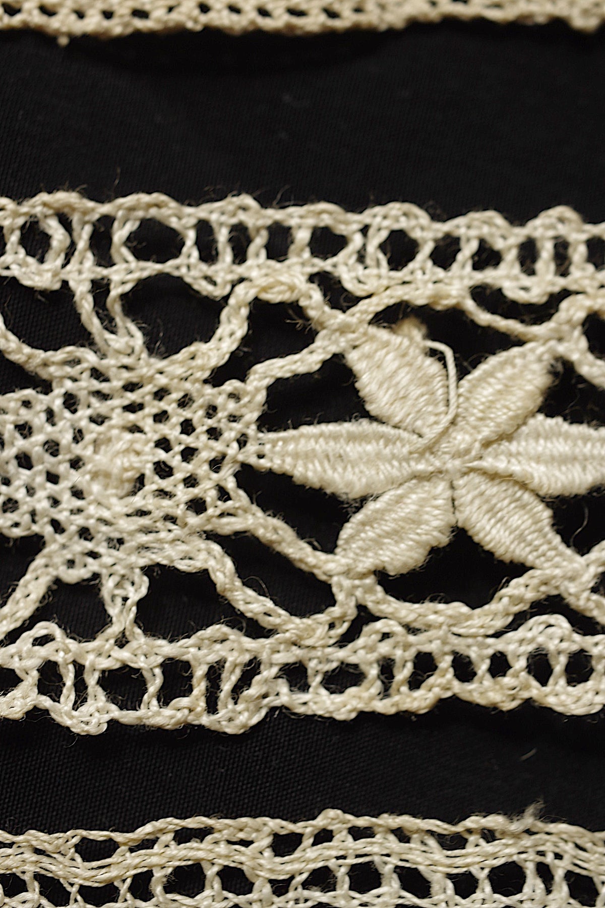 アンティークレース dentelle ancienne ボビン端切れlot 6