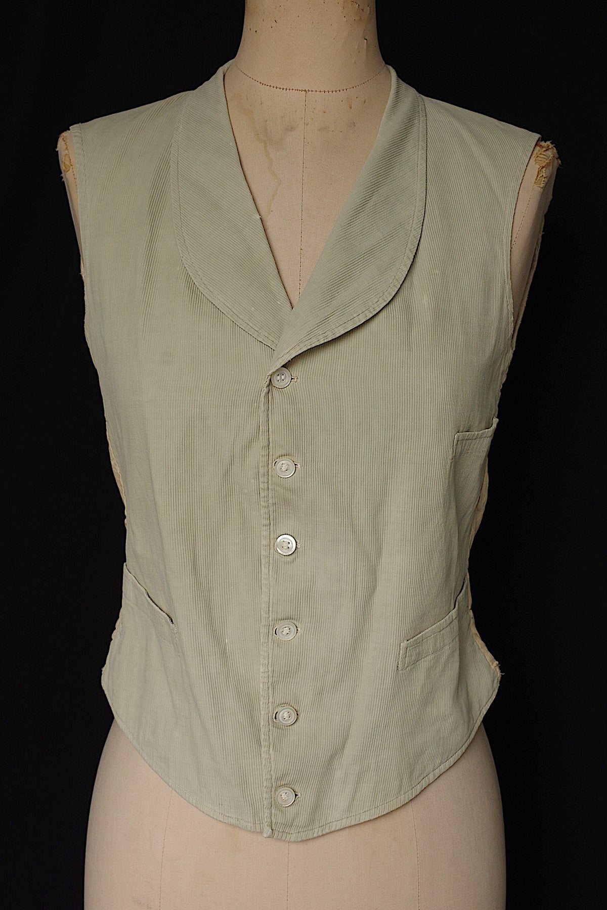 アンティークジレ vêtement gilet ancien