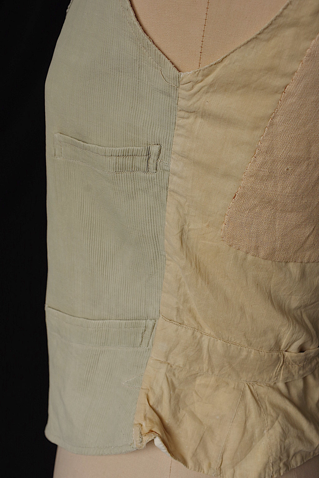 アンティークジレ vêtement gilet ancien 6