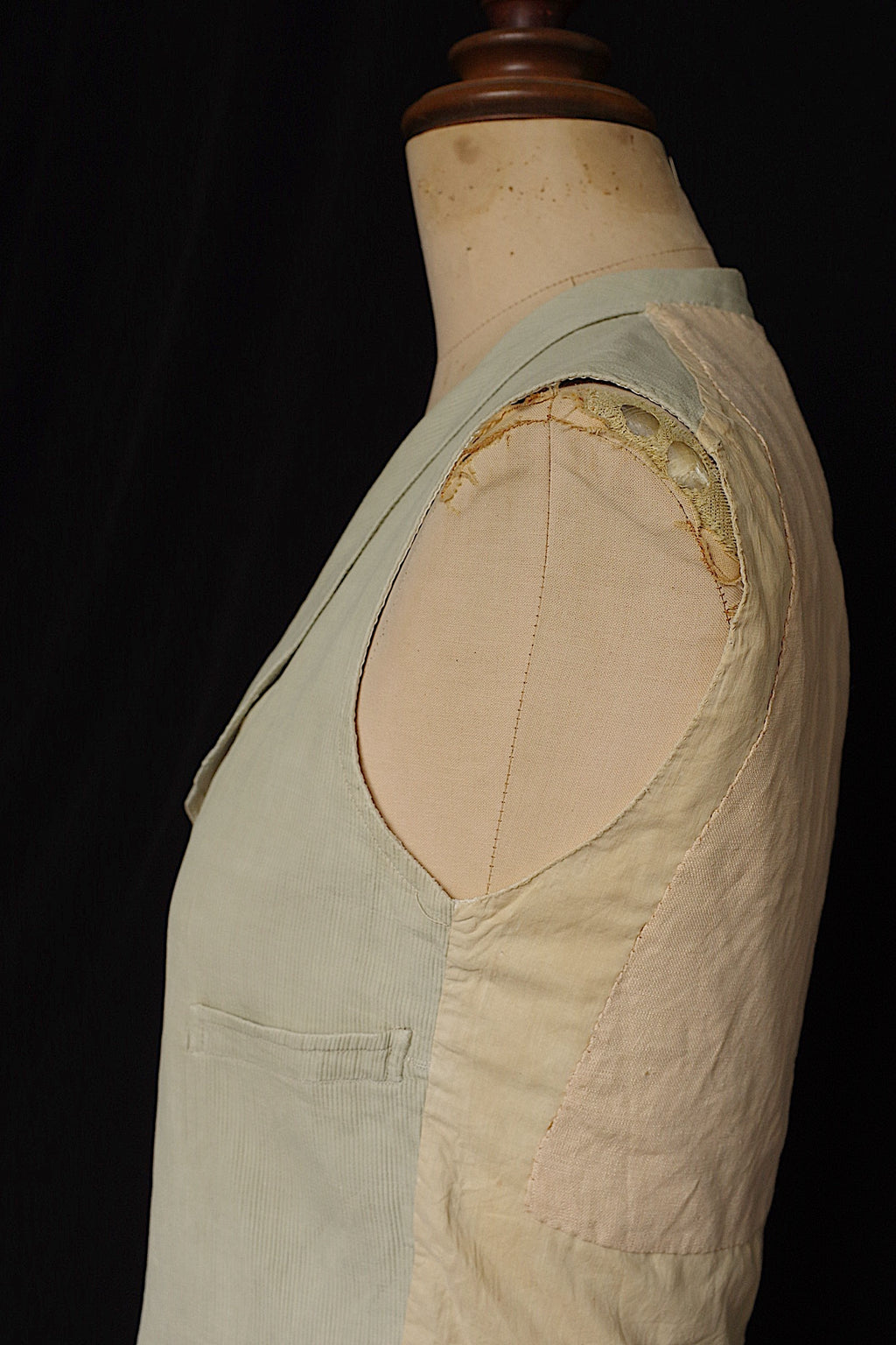 アンティークジレ vêtement gilet ancien 7
