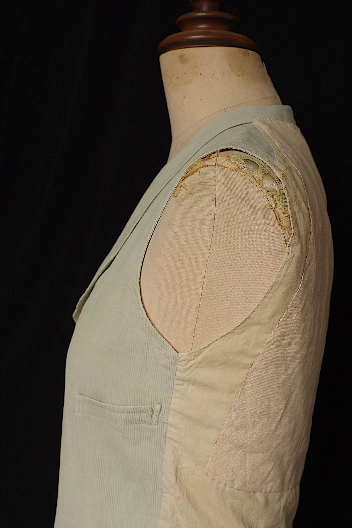 アンティークジレ vêtement gilet ancien 7