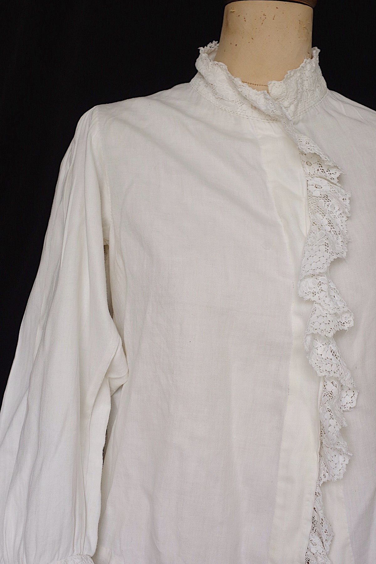 アンティークブラウス vêtement blouse コットンブラウス 2