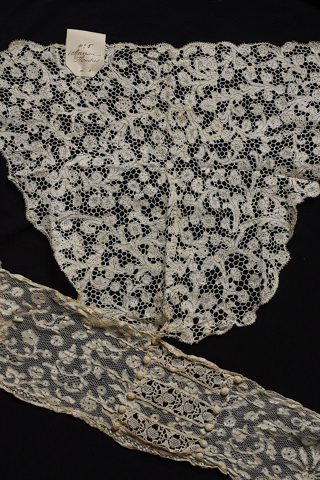 アンティークレース dentelle ancienne モチーフ パーツ