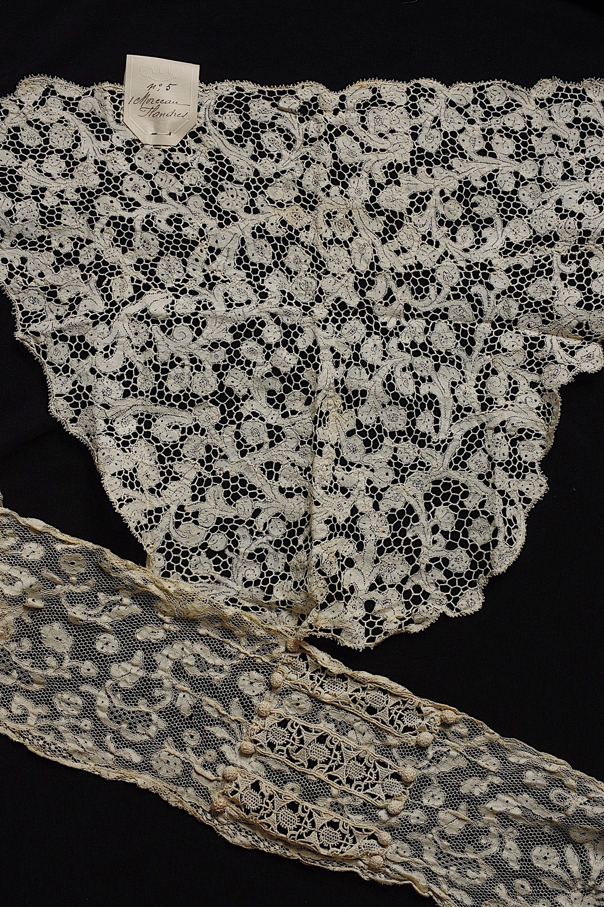 アンティークレース dentelle ancienne モチーフ パーツ