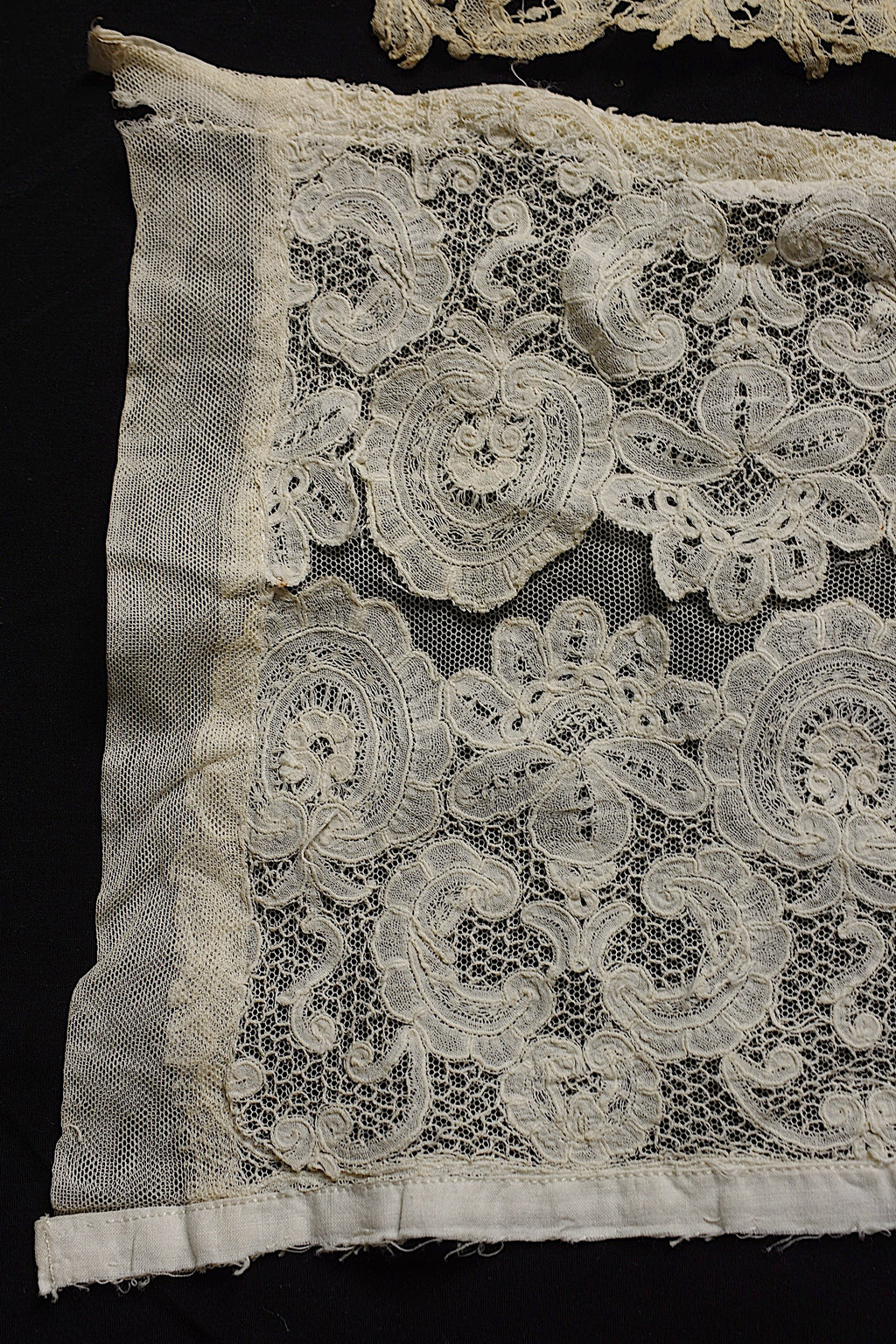 アンティークレース dentelle ancienne パーツ2つ 8