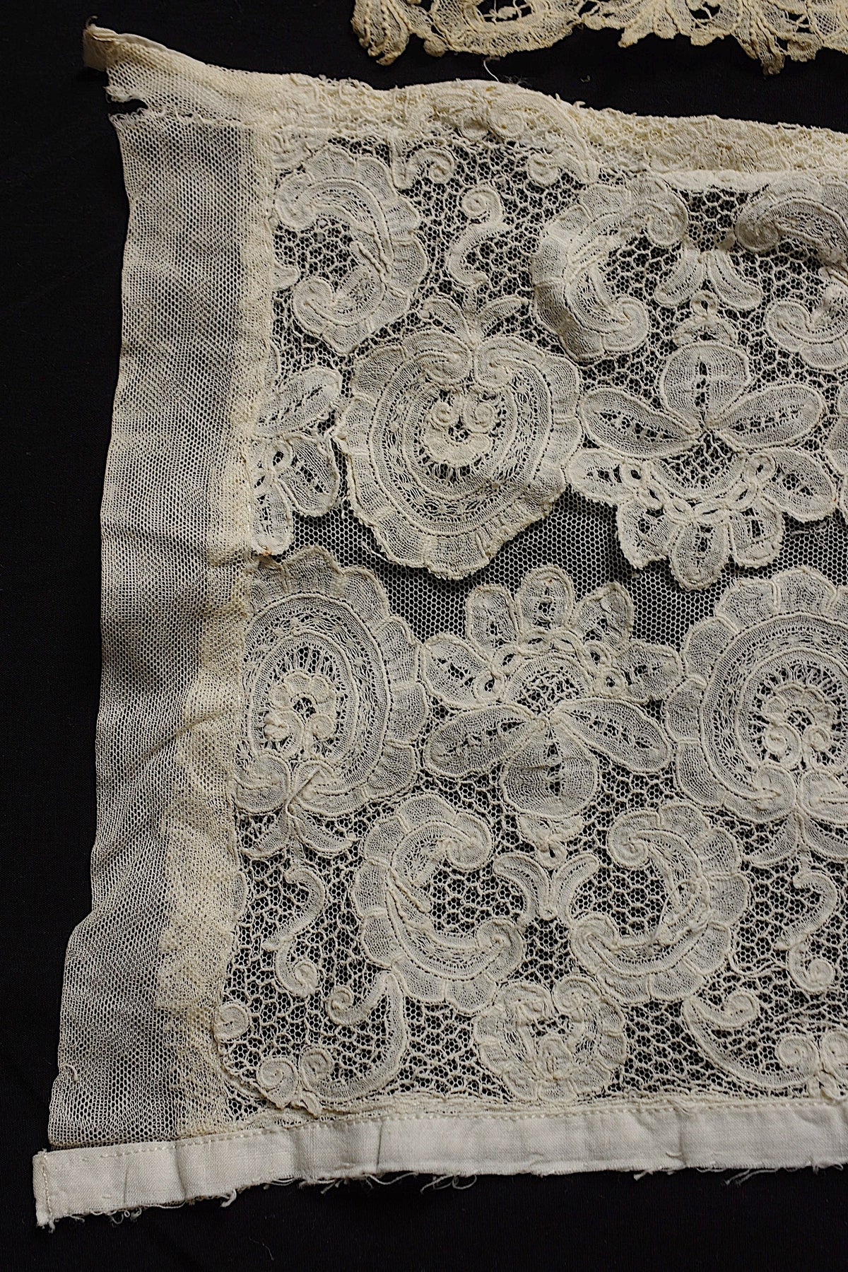 アンティークレース dentelle ancienne パーツ2つ 8