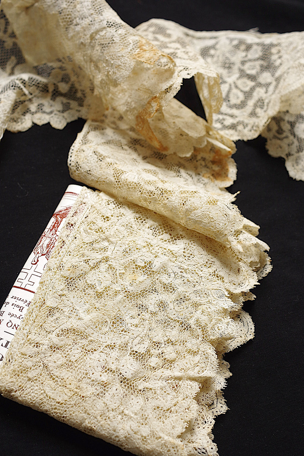 アンティークレース dentelle ancienne 260cm 5