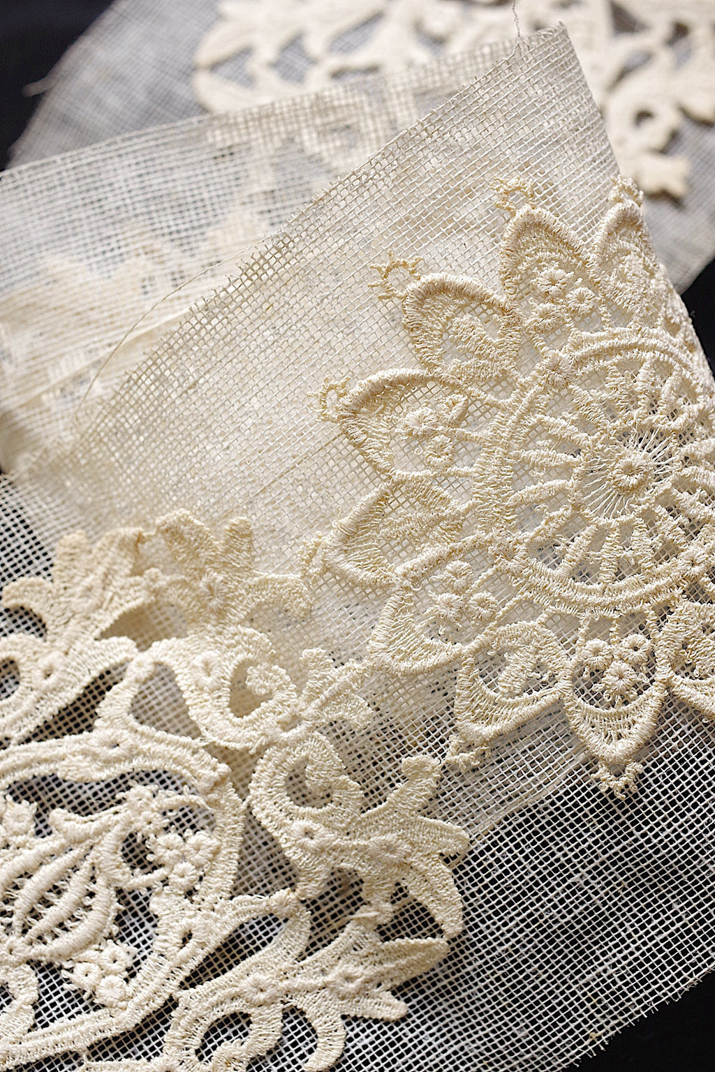 アンティークレース dentelle ancienne モチーフシート 266cm 7