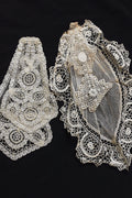 アンティークレース dentelle ancienne ジャボ2つ