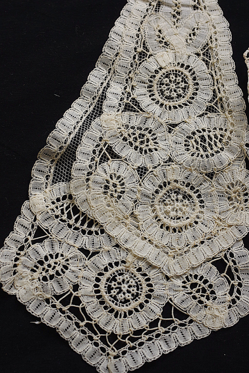 アンティークレース dentelle ancienne ジャボ2つ 2