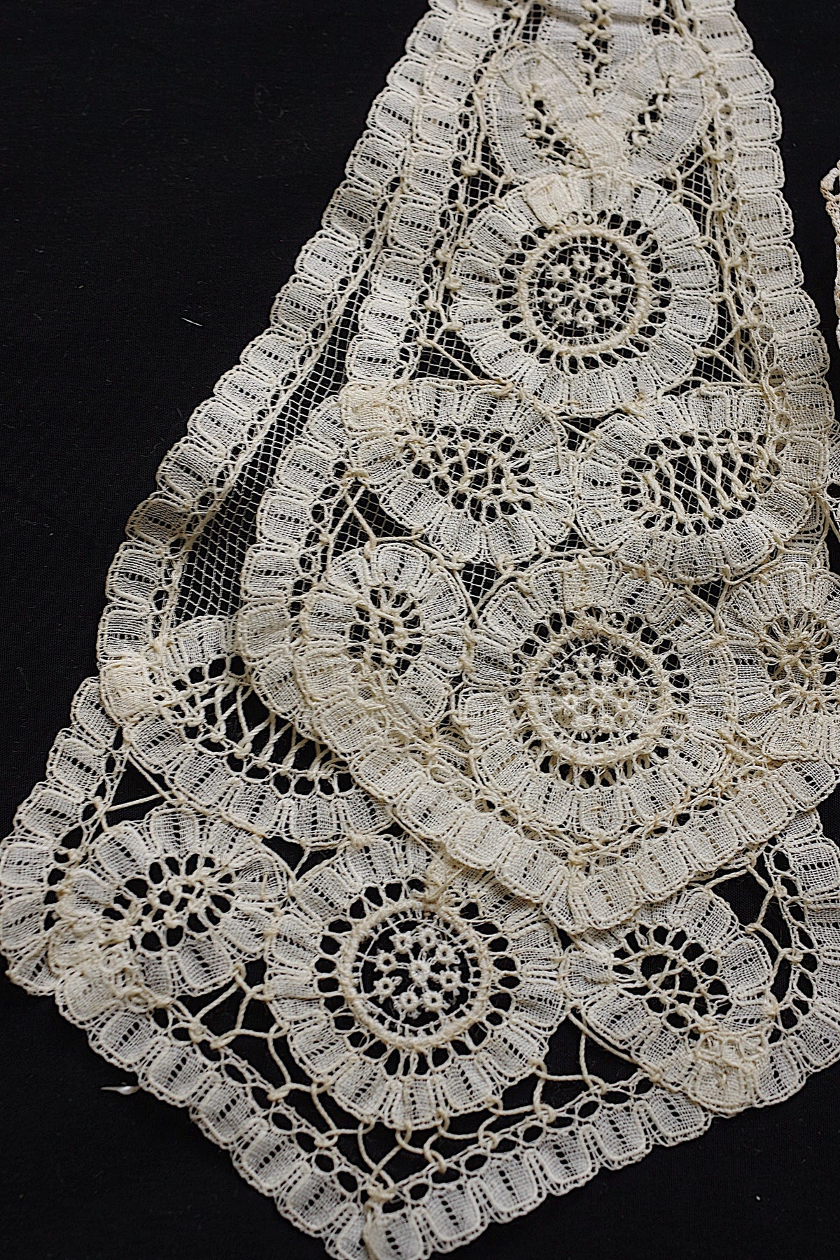 アンティークレース dentelle ancienne ジャボ2つ 2